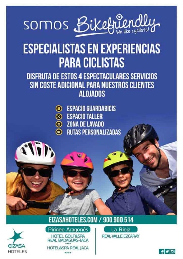 Hotel Bikefriendly en Jaca - Hotel Golf & Spa Real Badaguás Jaca